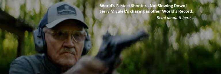 Jerry Miculek's not slowing down and chasing another world record